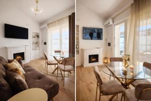 Et tv og/eller underholdning på Romantica Corte dei limoni Piscinas