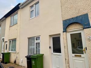 Bygningen som feriehuset ligger i