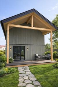 En have udenfor Die Tinys - Tiny Häuser am Attersee