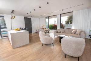 Et opholdsområde på Myk Beach