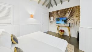 TV a/nebo společenská místnost v ubytování Amnios