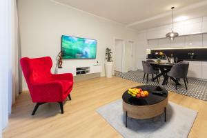 Køkken eller tekøkken på Apartmán Verdi