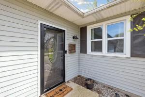 Bygningen som feriehuset ligger i