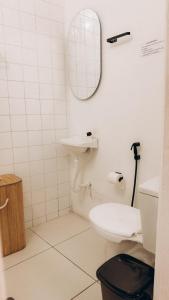 Koupelna v ubytování Hostel Barra 163 + 16 fotografií