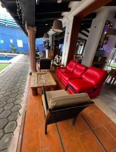 Et opholdsområde på Hotel Casa ixtapan