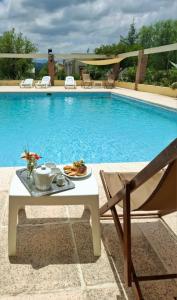 Swimmingpoolen hos eller tæt på CABAÑAS DEL ANGEL