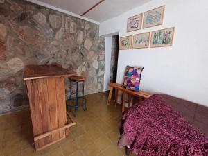 Postel nebo postele na pokoji v ubytování Peaceful Hidden Cabin in Panajachel