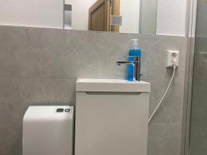 Et badeværelse på Studio with External Bathroom Near to the City Centre + 3 billeder