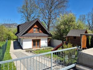 Bygningen som feriehuset ligger i