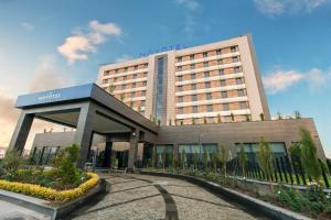 O edifício em que o hotel se localiza