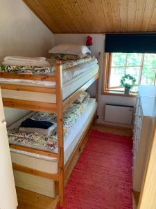 En eller flere senge i et værelse på Munkholmens smultronställe