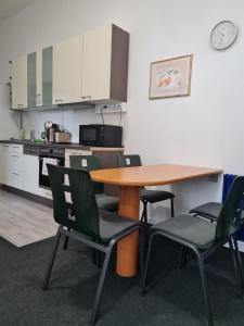 Køkken eller tekøkken på Ausblick Freital 4