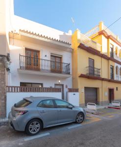 Bygningen som feriehuset ligger i