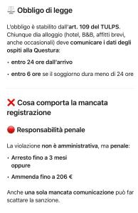 ein Screenshot eines Mobiltelefons mit einer SMS in der Unterkunft San Martino Relax Garden in Genua