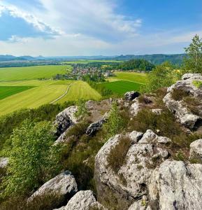 Naturlandskabet i nærheden af lejligheden
