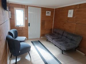 Posezení v ubytování Cabaña Renacer a 10 min del aeropuerto