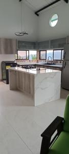 Køkken eller tekøkken på Villa Adelaida