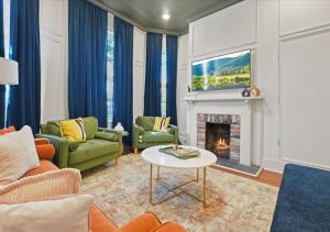 Posezení v ubytování Nesting Escapes at Abercorn