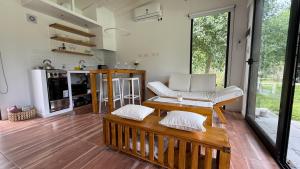 Køkken eller tekøkken på Laguna y Tierra