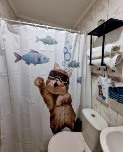 Koupelna v ubytování El Chalet del Gato, apartamento 1 + 5 fotografií