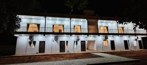 Bygningen som resortet ligger i