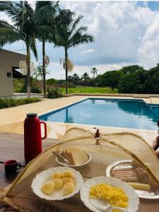 Swimmingpoolen hos eller tæt på Recanto Trigueiro, um pedacinho do céu na Terra! Alexandre Gusmão, Brazlândia DF!