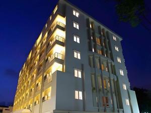 Bygningen som hotellet ligger i