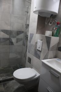 Et badeværelse på Apartmani Vidik,Treska