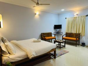 Et tv og/eller underholdning på Golden Pearl Beach Resort