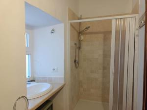 Phòng tắm tại Il Rifugio del Lago