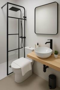 Phòng tắm tại Alojamiento Baeza California 2A