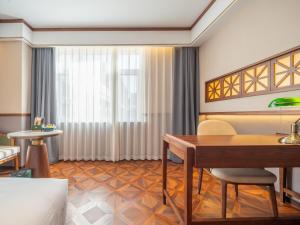 Posezení v ubytování Nost algia S Hotel Tianjin Ancient Culture Street & The Five Avenues