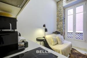 En eller flere senge i et værelse på Magnifique studio, élégant, au cœur de Monaco