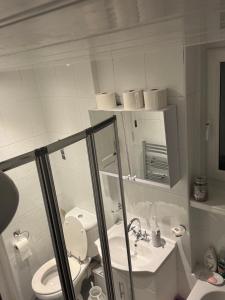 Et badeværelse på Room in Glasgow 20 mins away from city