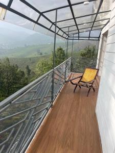 En balkon eller terrasse på Memories at The Blue Mountains