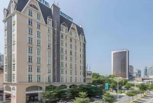 Bygningen som hotellet ligger i