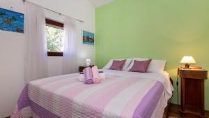 En eller flere senge i et værelse på Villa Marija Desne by Villas Guide + 22 billeder