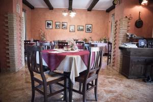 Restaurace v ubytování B&B Colle Cucchiara