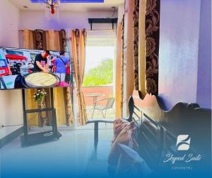 Et tv og/eller underholdning på Sky-POD Unit#2 Hotel inspired Suite in Roxas City