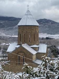 garden and panorama durante o inverno