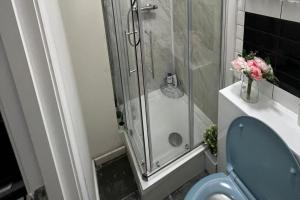 Koupelna v ubytování Studio - Sleeps 2 - Acton Park & Stn Close