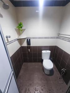 ein Badezimmer mit Toilette und Dusche in der Unterkunft Dreamy Stay Penang in Butterworth + 8 Fotos
