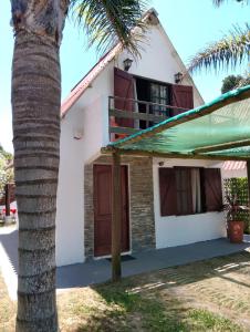 Bygningen som feriehuset ligger i