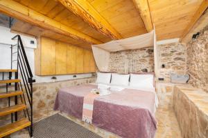 Giường trong phòng chung tại Villa Liana