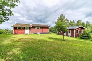 Bygningen som feriehuset ligger i