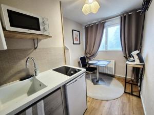 Køkken eller tekøkken på Studio Ondine