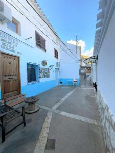 Bygningen som lejligheden ligger i