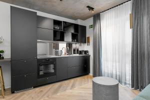 Nhà bếp/bếp nhỏ tại Backyard Apartments by Heimaleiga