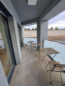 Balkón nebo terasa v ubytování Kurzzeitvermietung - Gratwein