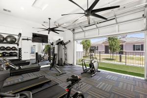 a gym with treadmills and elliptical machines at Landing Incredible 2BD Gym in Phoenix